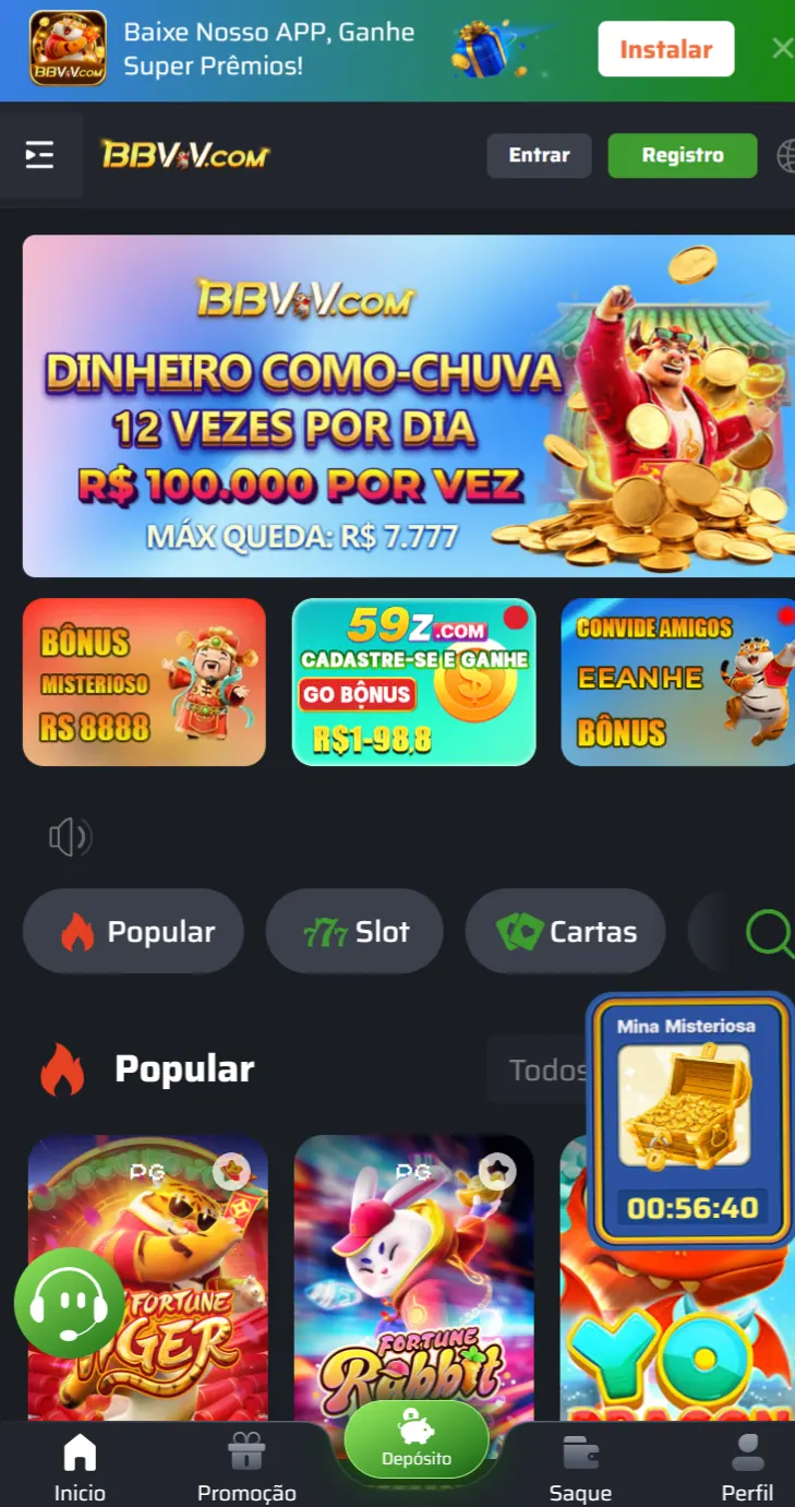 bbvv Escolha agora site de apostas popular Ganhe Bônus